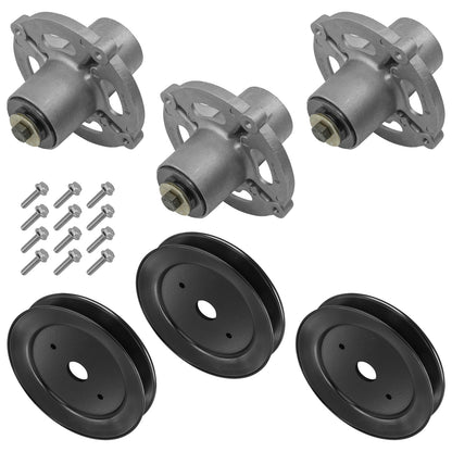 52-Inch Deck Spindles Pulley Replacement for Massey Ferguson MF2500 (2000–2016)