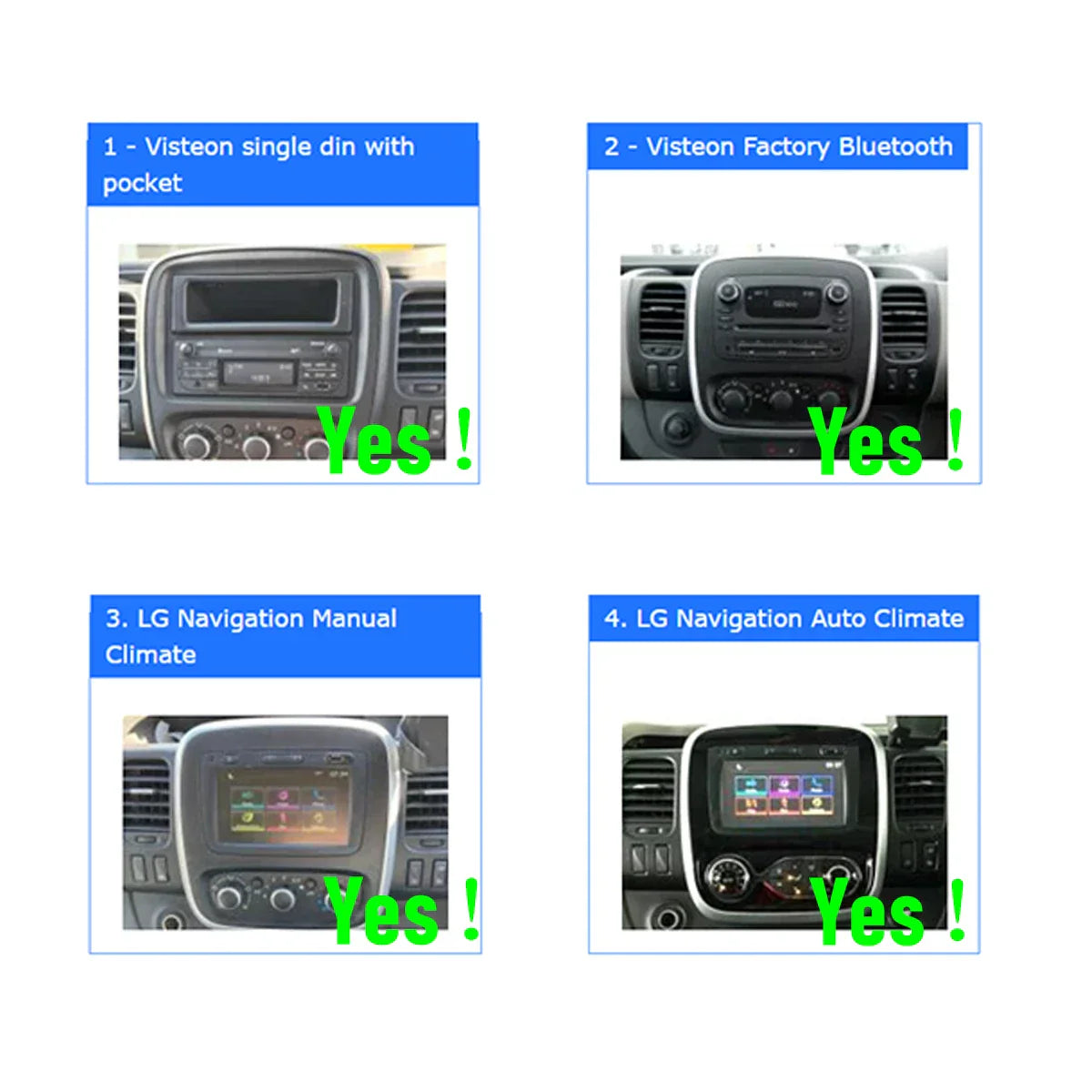 9'' Wireless Carplay Android Auto Radio for Renault Trafic (2014-2021)