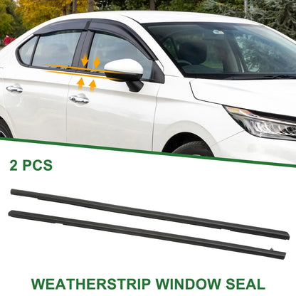 2 x Weatherstrip Window Seals for Honda City (2014-2023)