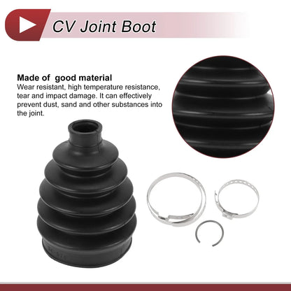Outer CV Joint Boot Kit with Clamps for Honda Civic (2017-2021)