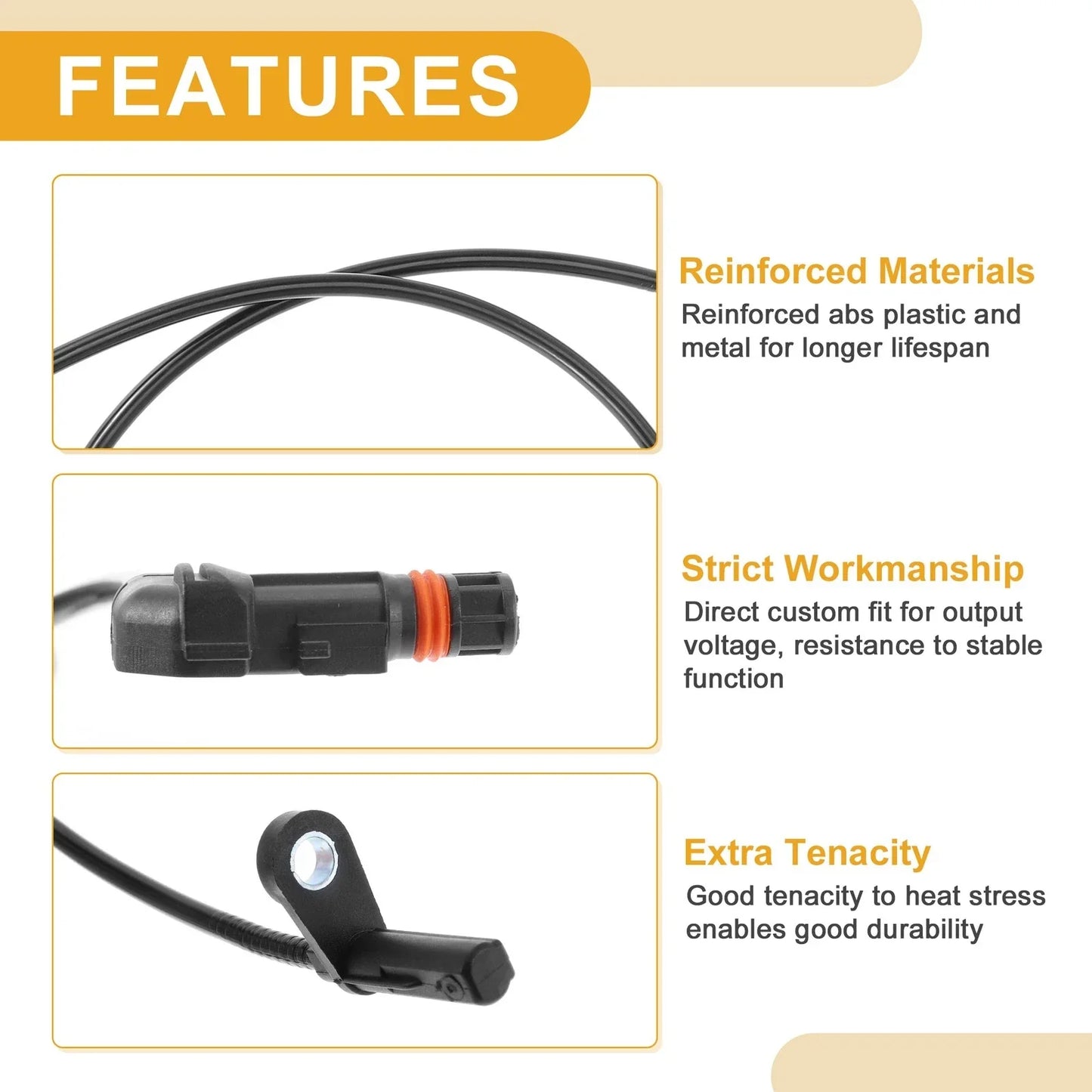 ABS Wheel Speed Sensor for Mercedes-Benz C63 AMG (2012)