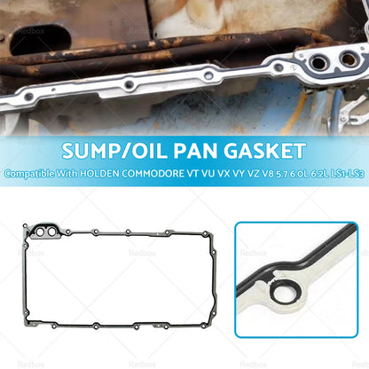 SUMP GASKET for HOLDEN COMMODORE VT VU VX VY VZ V8 5.7 6.0 6.2L (1997-2007)