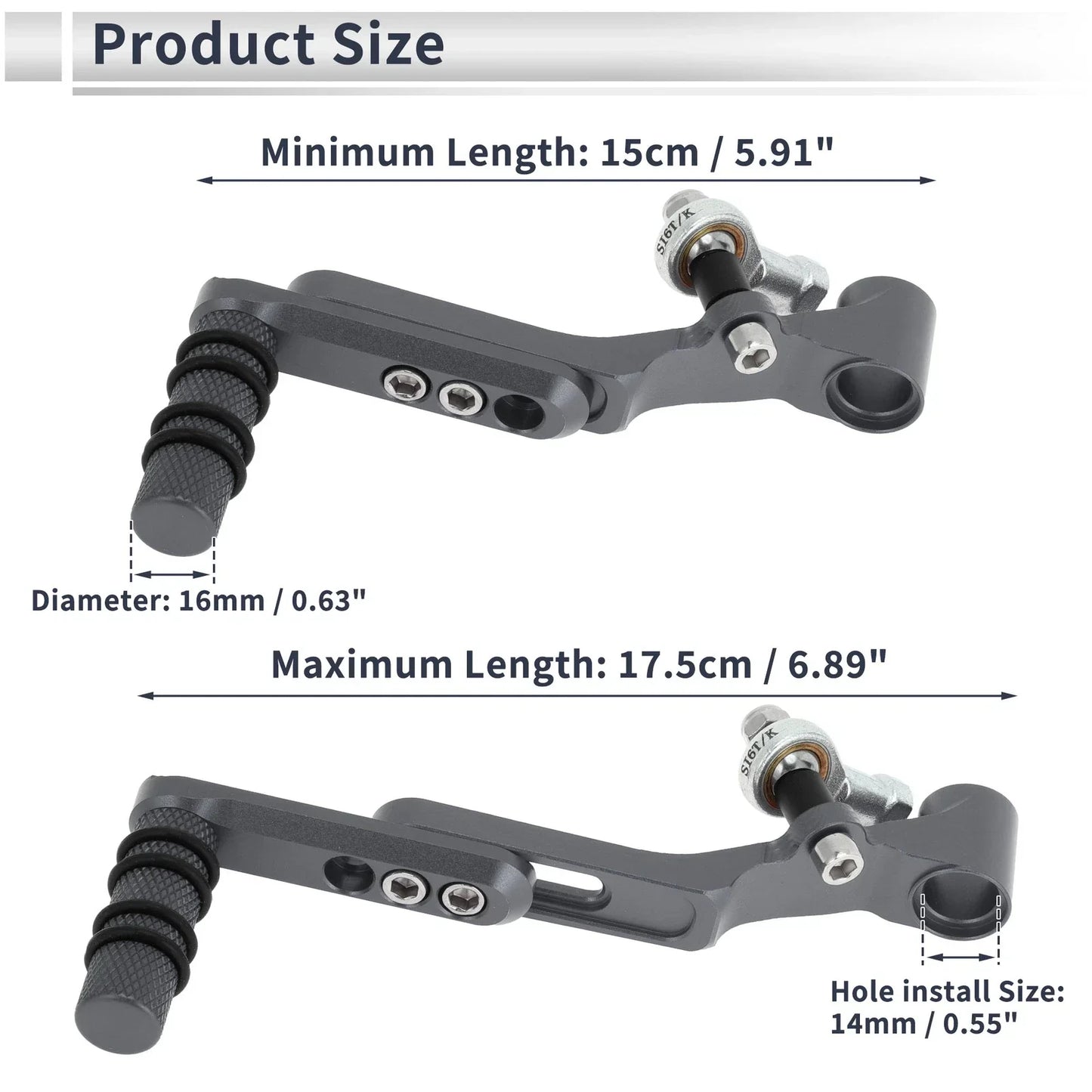 Motorcycle Gear Shifter Lever for Honda CBR650R 2019-2022 Titanium Tone