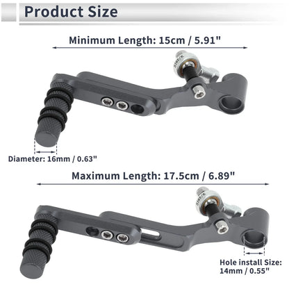 Motorcycle Gear Shifter Lever for Honda CBR650R 2019-2022 Titanium Tone
