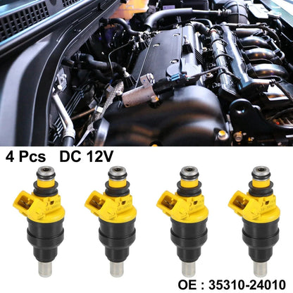 4 x Fuel Injector Nozzles for Hyundai Excel Base GL GS 1.5 (1991-1994)