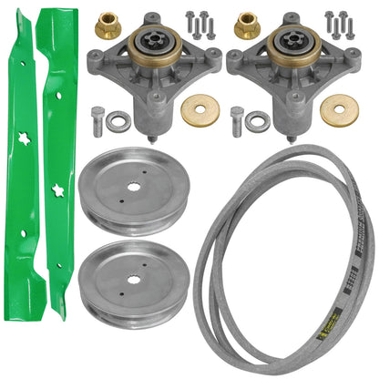 Deck Mower Blade Belt Spindle Kit for Ariens 42-Inch Lawn Tractor (2010–2020)