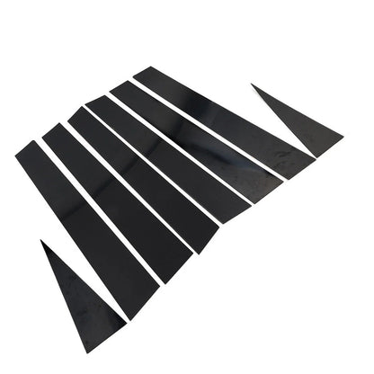 Pillar Post Set Door Window Trim Covers for Nissan X-Trail Rogue (2008-2013)