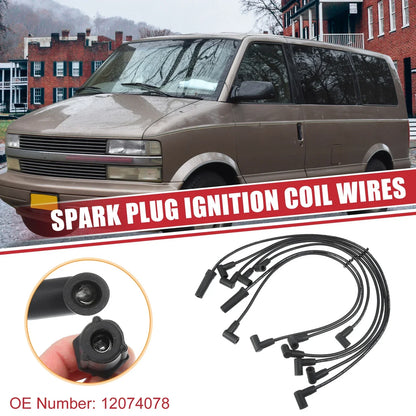 7 x Spark Plug Wire Ignition Coil Cables for Chevrolet Astro G10 (1995-2005)