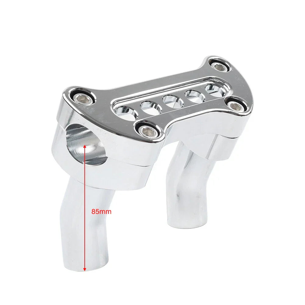 3.5" Handlebar Riser & Top Clamp for Harley Dyna, Softail, Sportster XL