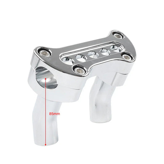 3.5" Handlebar Riser & Top Clamp for Harley Dyna, Softail, Sportster XL