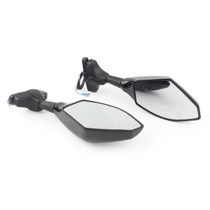 LED Turn Signal Rearview Mirror for Honda Kawasaki Yamaha Suzuki