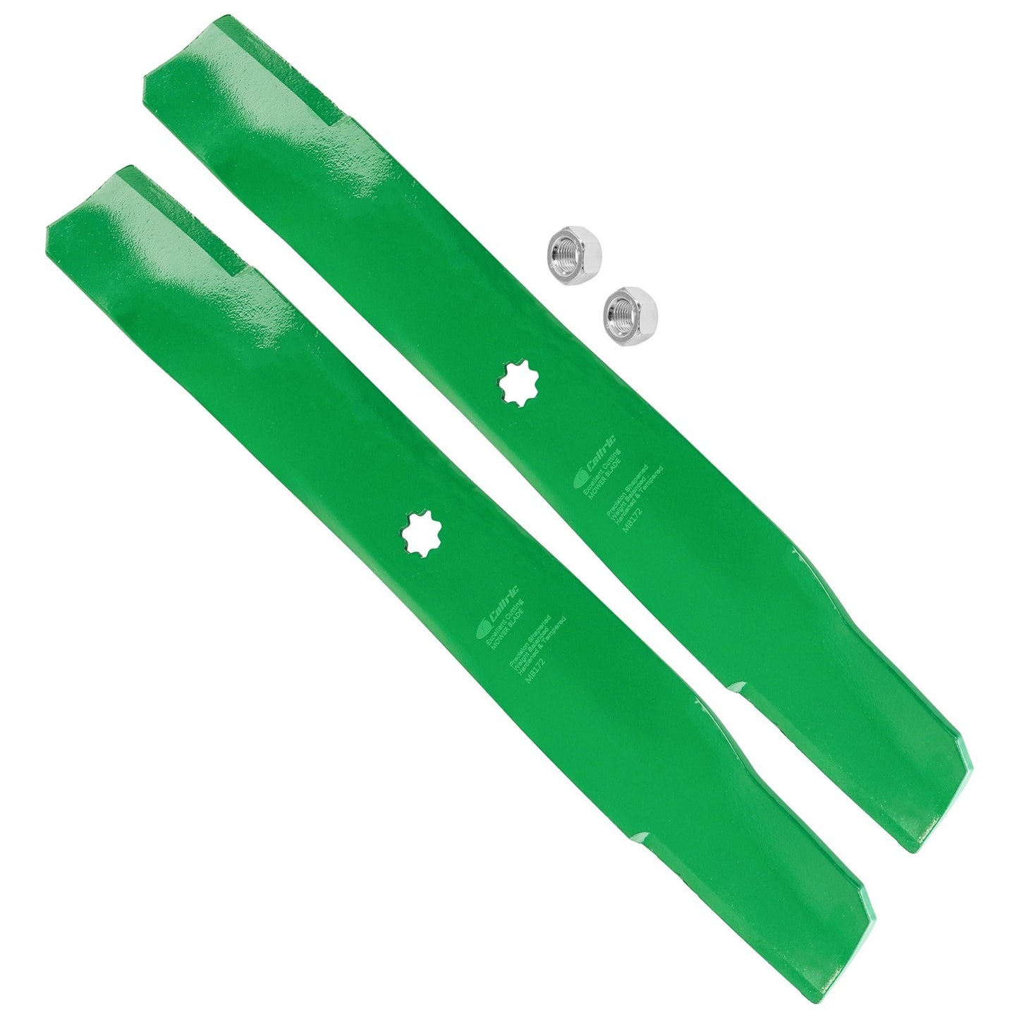 Deck Bagging Blade and Nut Replacement for John Deere D120 D125 E100 E110