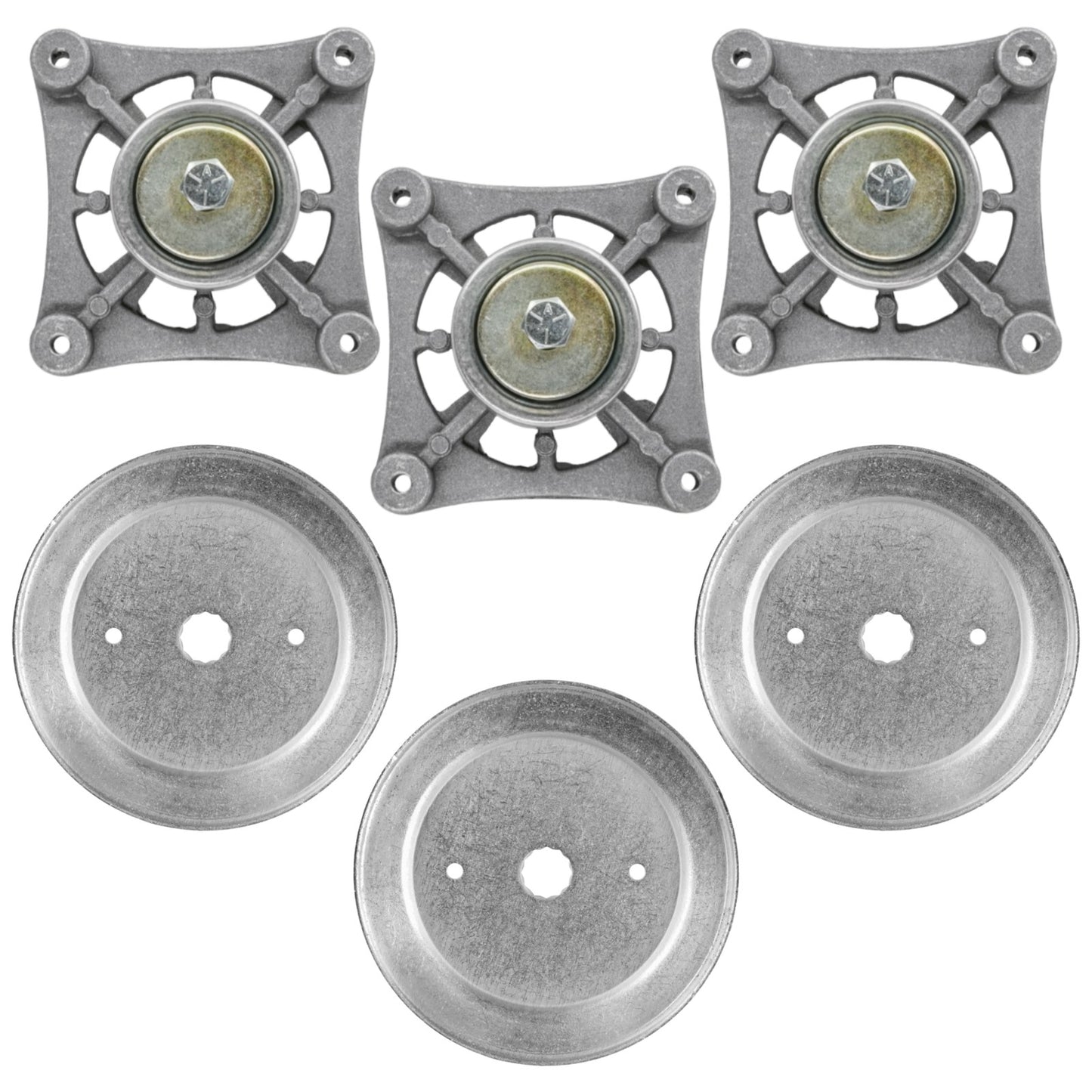 Deck Spindle Assembly and Pulley Replacement for Poulan 20VA48 (2000–2000)