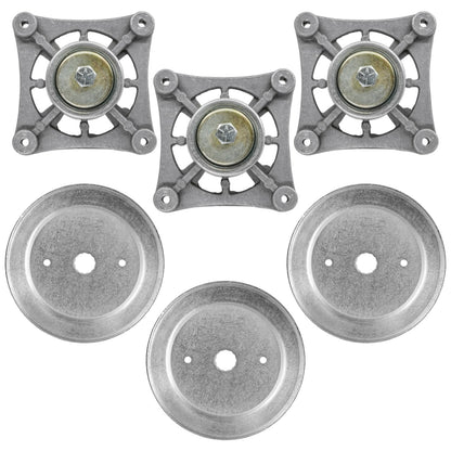 Deck Spindle Assembly and Pulley Replacement for Poulan 20VA48 (2000–2000)