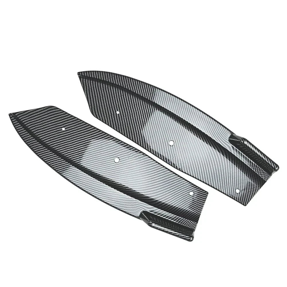 Carbon Black Rear Bumper Lip Wrap Splitters for BMW X4 G02 M Sport (2018-21)