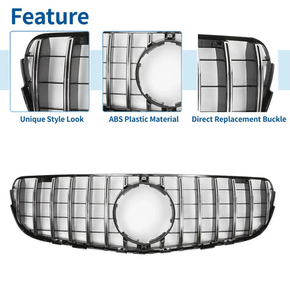 Front Upper Bumper Grille for Mercedes-Benz GLC250 (2016-2023)