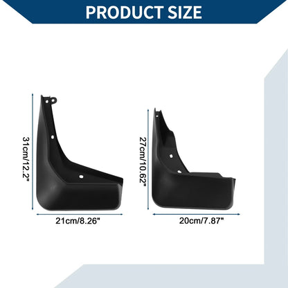 Mud Flaps Splash Guards Set for Mercedes-Benz GLA260 (2015-2019)