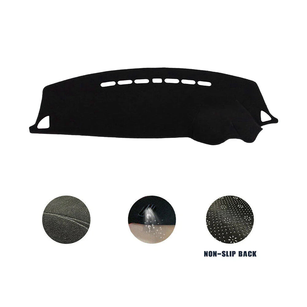 Non-Slip Dashboard Cover Mat for Mitsubishi Lancer CJ CF (2007-2019) Black