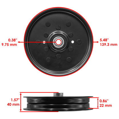 Deck Pulley Replacement for Ariens 60 in Zenith Apex Chariot (2005–2015)