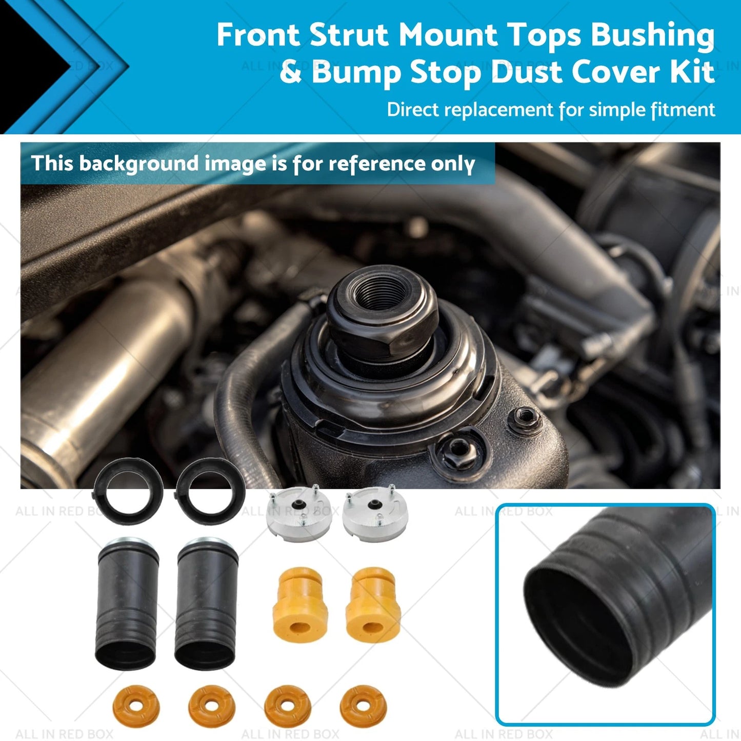 Front Strut Mount Bushing & Dust Cover for BMW X5 (2007-2013)