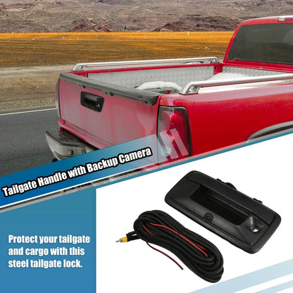 Car Rear Tailgate Handle with Backup Camera for Chevrolet