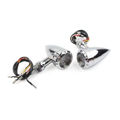 Motorcycle LED Red/Amber Brake Blinker Tail Lights for Harley