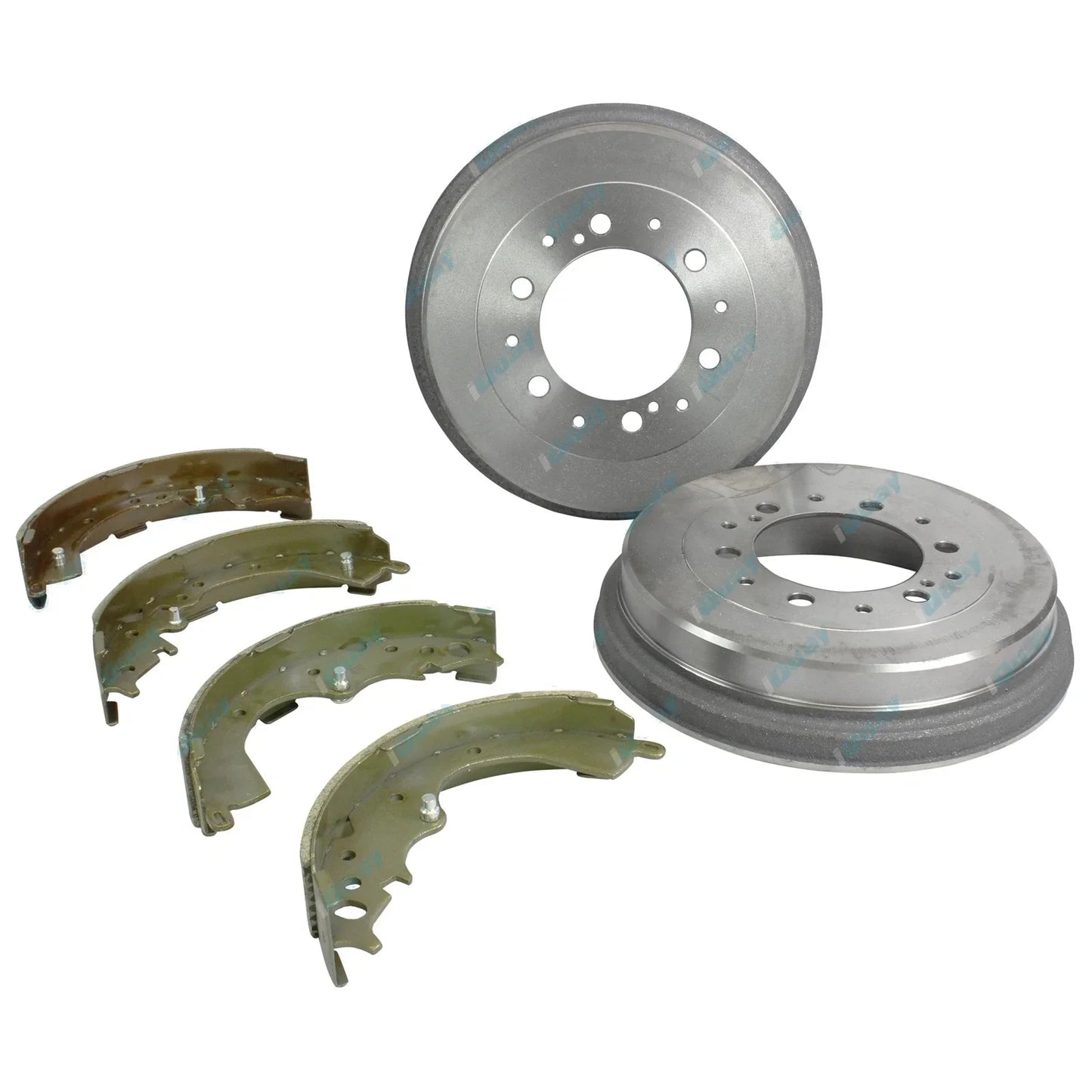 Rear Brake Drums + Shoe Linings for Toyota Hiace 05~09 KDH TRH 200 Series Van