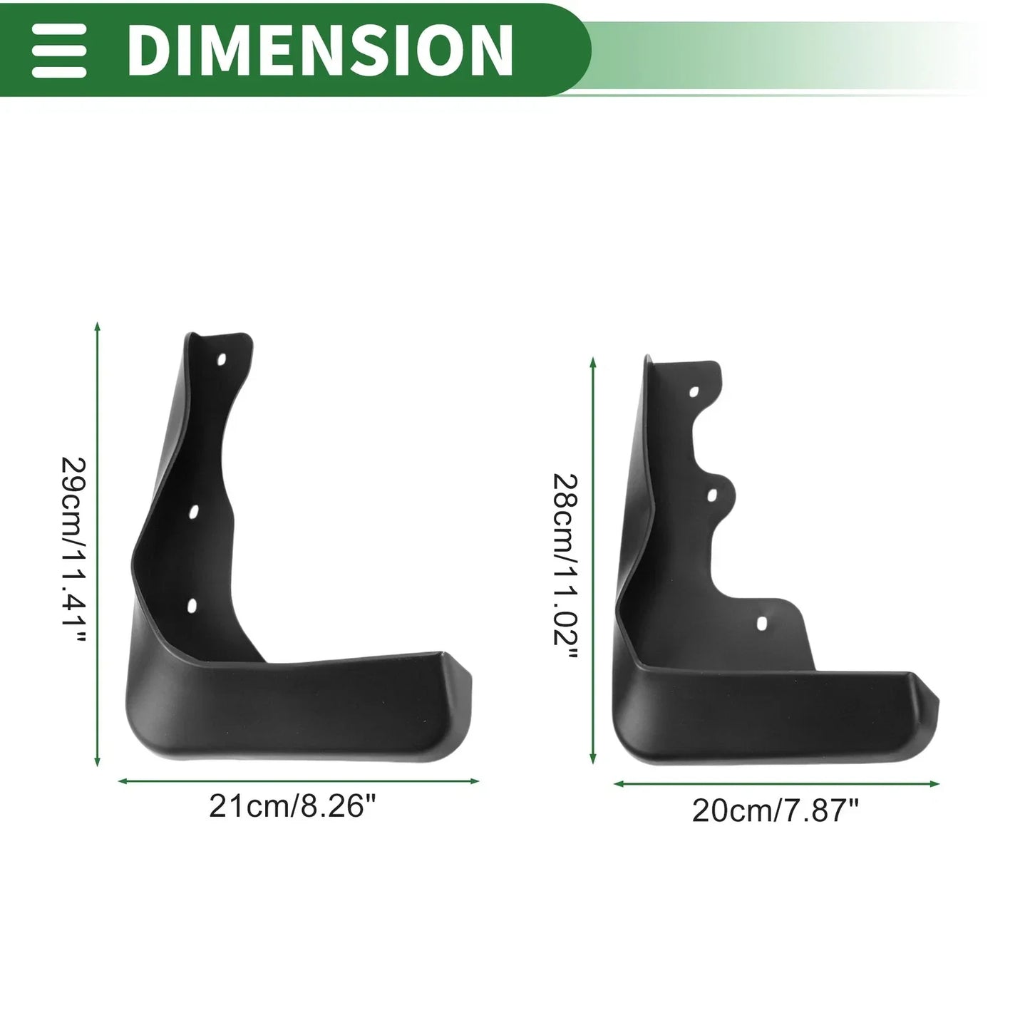 Mud Flaps Splash Guards for Honda Elysion (2012-2015)