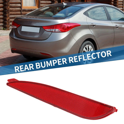Rear Left Bumper Reflector for Hyundai Elantra (2011-2013) Red