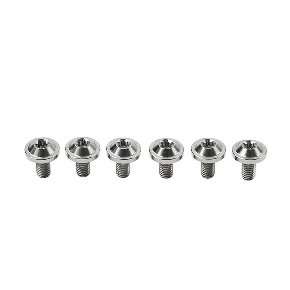 6 x Titanium Alloy M6x10mm Torx Head Bolts for Bike Motorcycle
