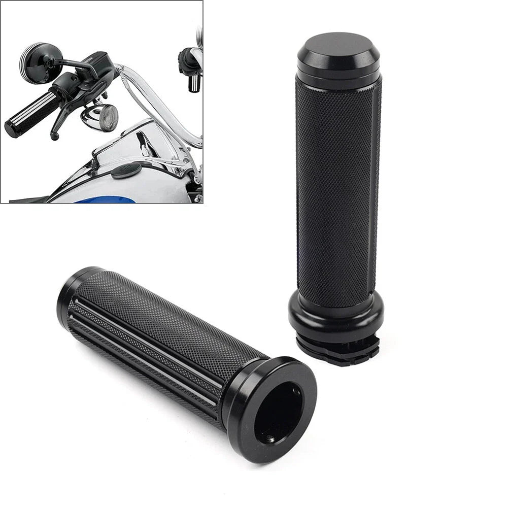 Handlebar Grips for Harley Heritage Softail Dyna Black