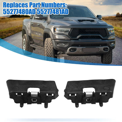 Left & Right Front Bumper Brackets for Dodge Ram 1500 (2019-2023)