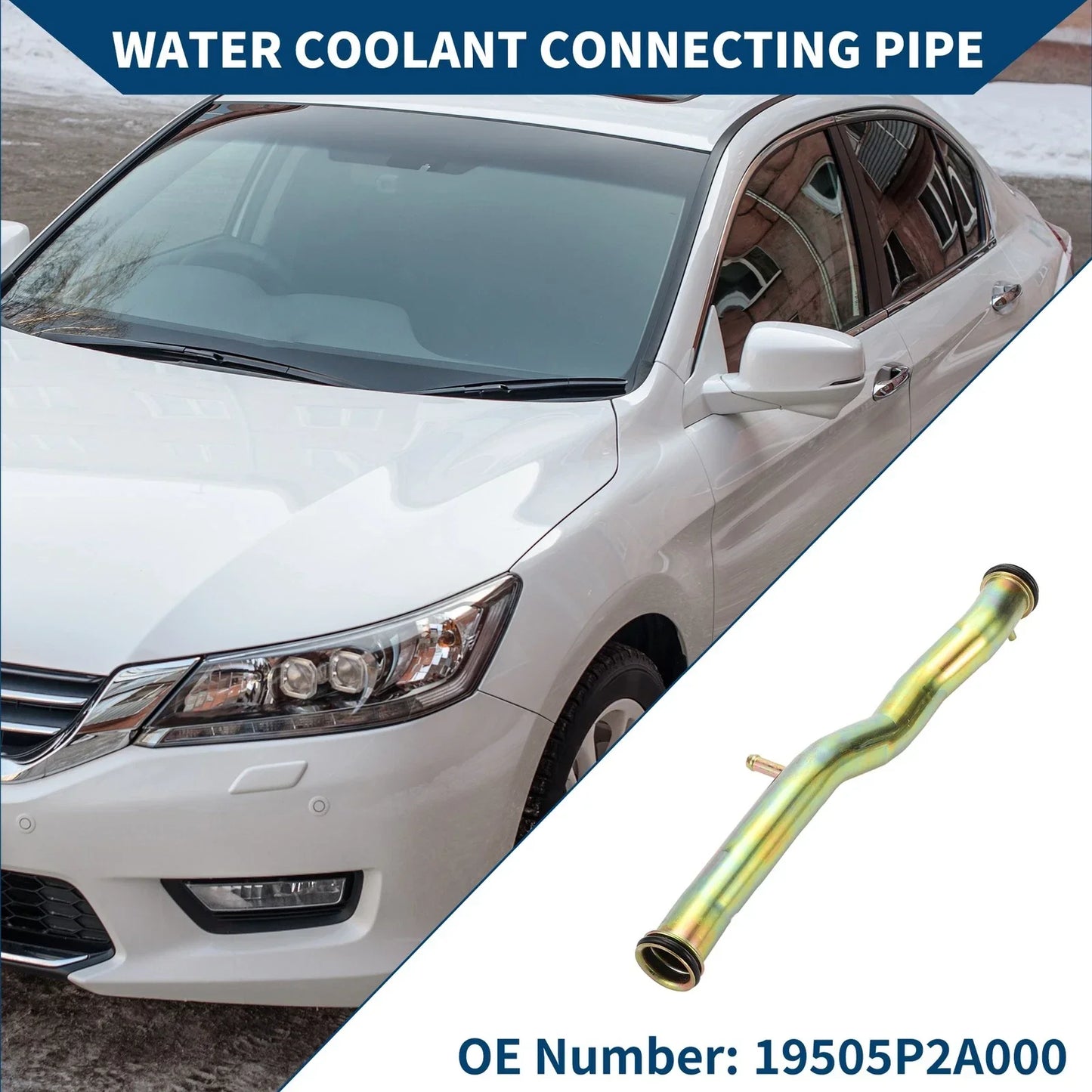 Water Coolant Connecting Pipe for Honda Civic 1.6L (1996-2000) 1 x Pc