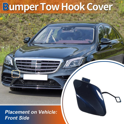 Front Car Bumper Tow Hook Cover for Mercedes-Benz S-Class (2014-2023) Blue