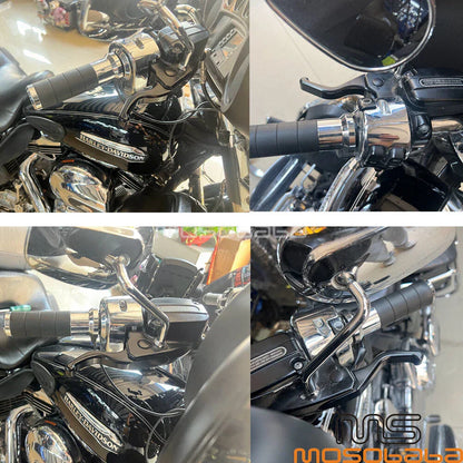Black Brake & Clutch Levers for Harley Sportster XL1200C XL1200X XL1200V (2004-2023)