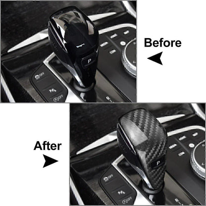 Carbon Fiber Gear Shift Knob Cover for BMW 3 Series G20 (2019-2021)