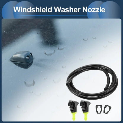 Windshield Washer Nozzle & Gasket for Dodge (2001-2006) - 1 Set