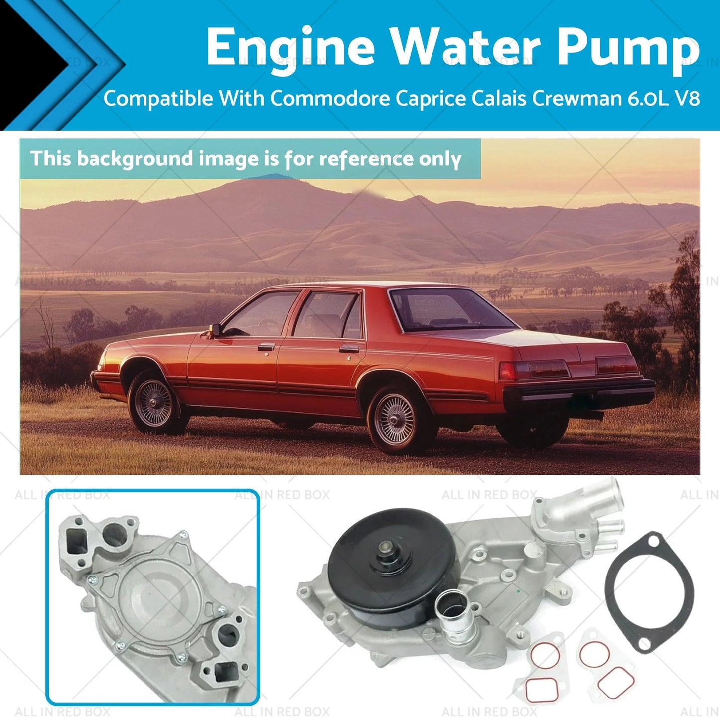 Water Pump for Holden Statesman Caprice WM WL L76 L98 (2006-2013)