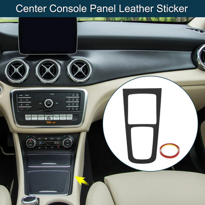 Center Console Panel Sticker for Mercedes-Benz GLA GLB EQA EQB Matte Black