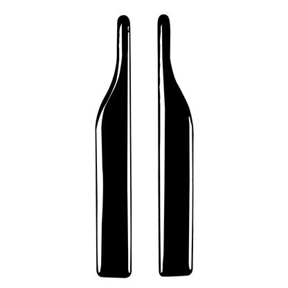 Black Universal Rearview Mirror Anti-Collision Trim Protector