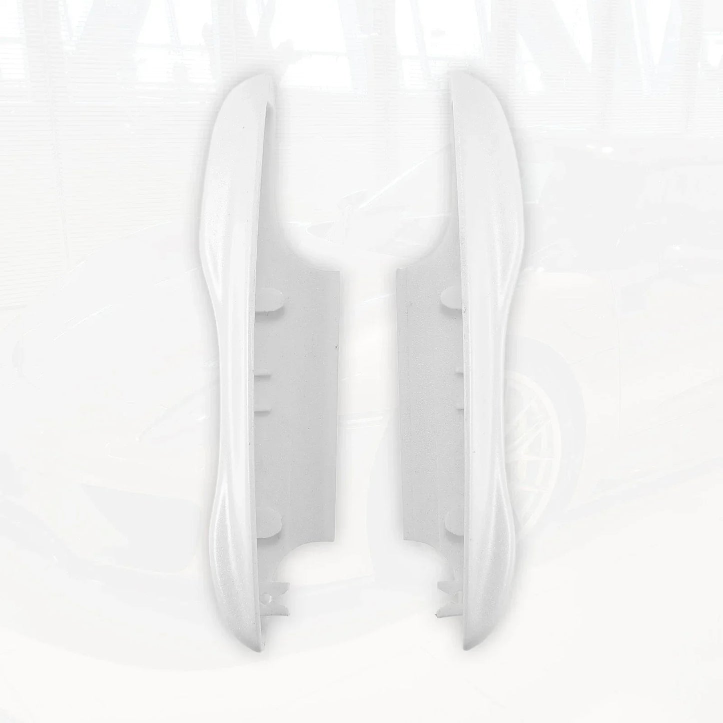 Car Remote Key Side Cover Case Set for Porsche Taycan 911 (2020-2021) White