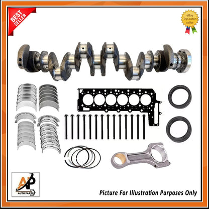Crankshaft with Engine Rebuild Kit Replacement for BMW 3.0d (2007–2015)