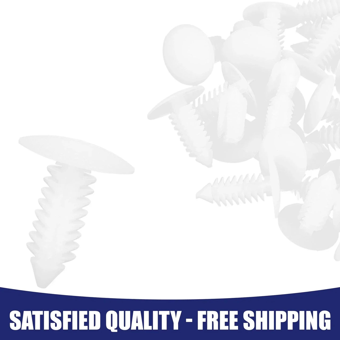 White Expansion Trunk Clips for Honda (40)