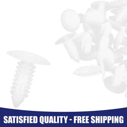 White Expansion Trunk Clips for Honda (40)