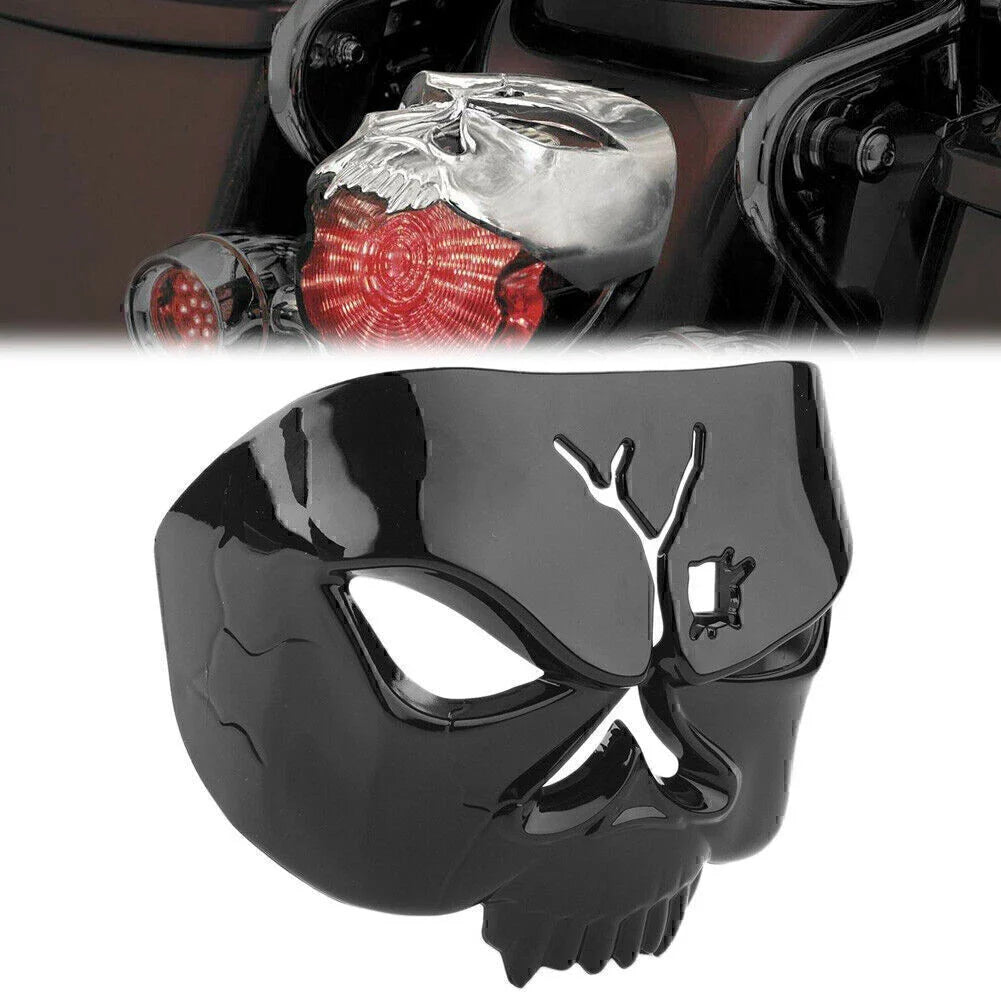 Zombie Skull Tail Light Cover for Harley Street Glide, Road King, Softail (2006-2023)