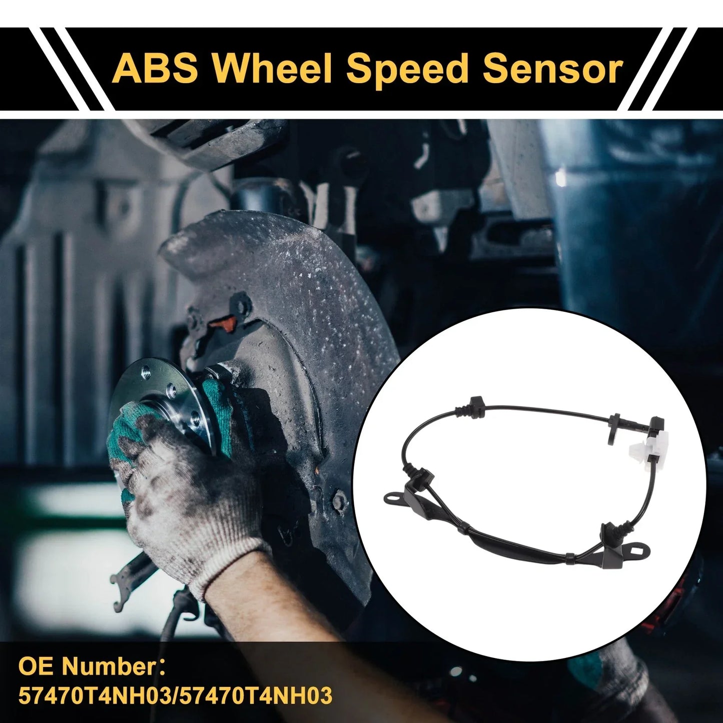 ABS Wheel Speed Sensor for Honda Jade (2015-2020) 1 x Rear Right Sensor