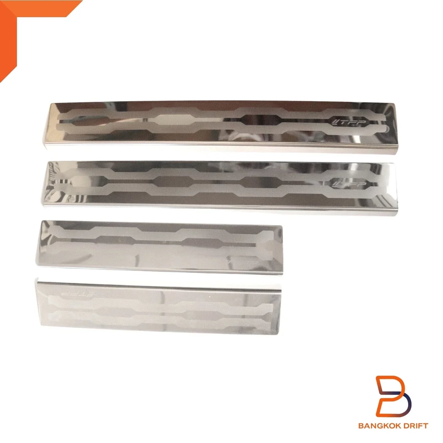Stainless Door Sill Scuff Plate for Ford Ranger PX PY Next Gen (2012-2024)