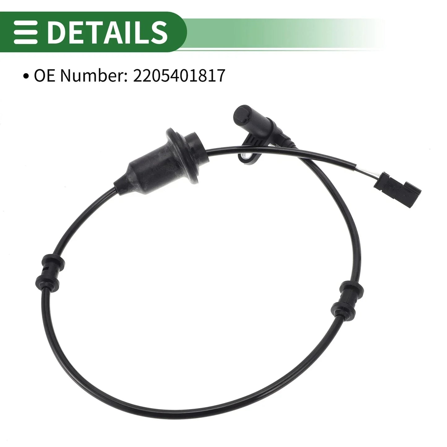ABS Wheel Speed Sensor for Mercedes-Benz CL500 Right Rear (2003-2006)