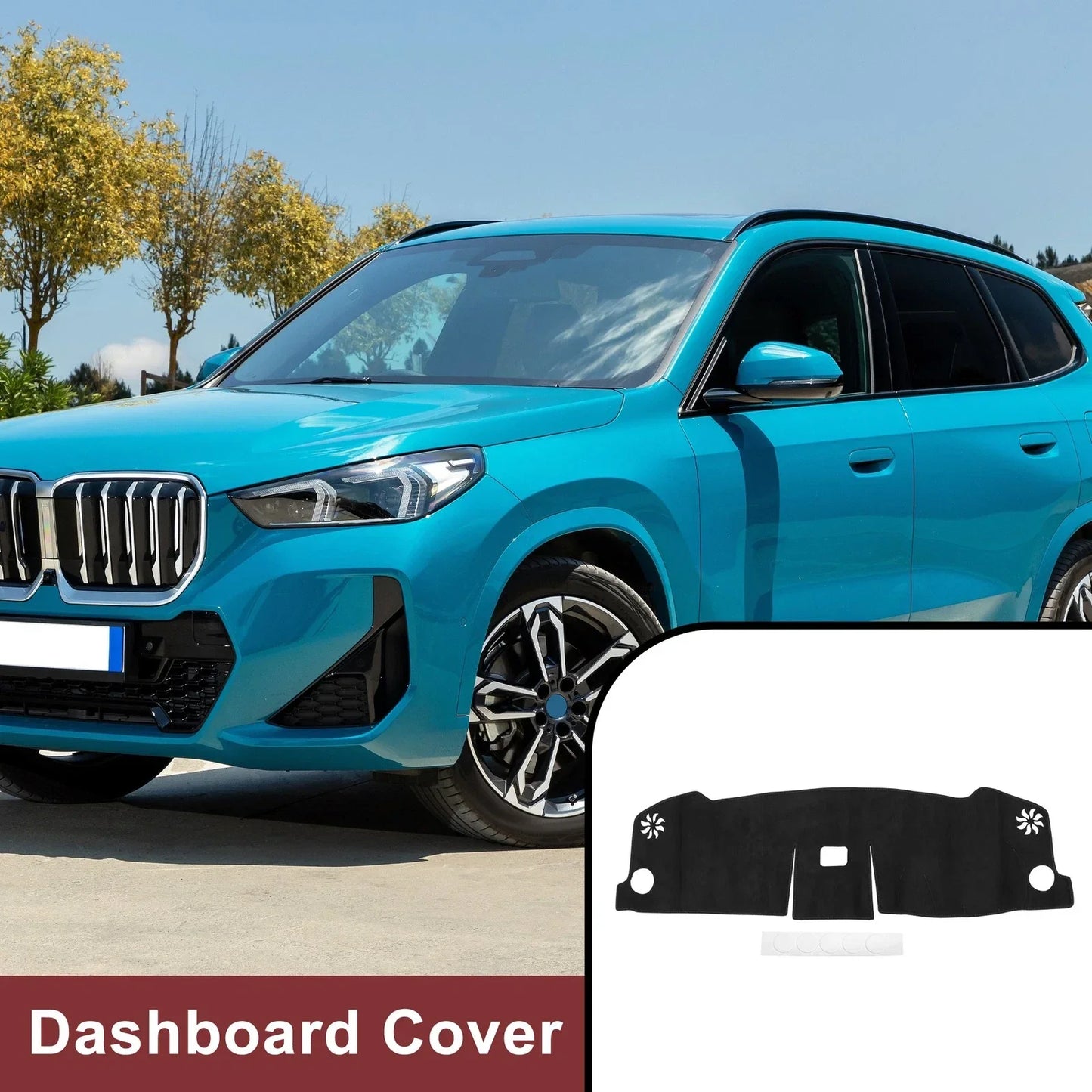 Dashboard Cover Mat for Honda VEZEL RV Series 2021-2024 Sun Protector Black