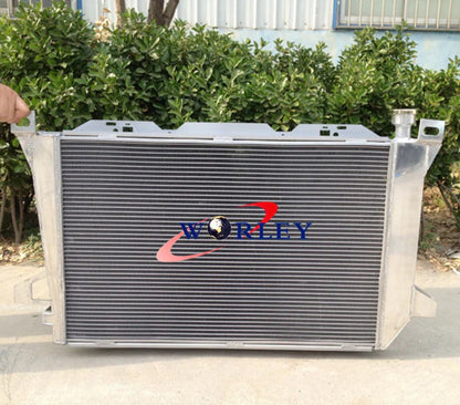 3 Row Aluminum Radiator + Fan for Ford F100 F150 F250 F350 Bronco V8 (1983-1997)